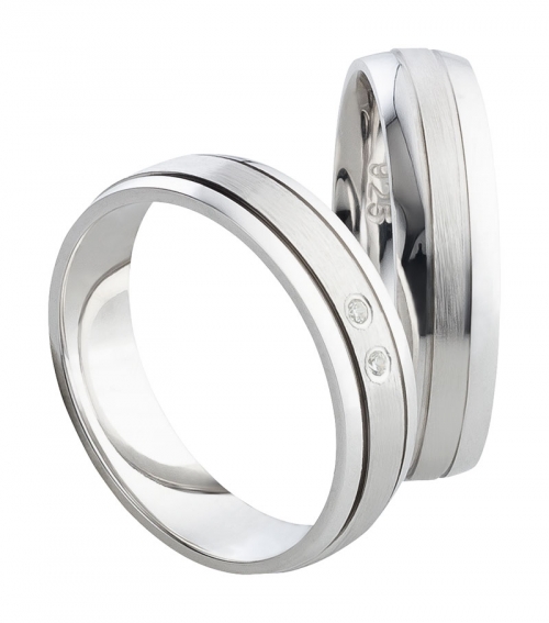 Partnerringe Silber Silberringe SR014-SR015 Partnerringe Silber Silberringe SR014-SR015