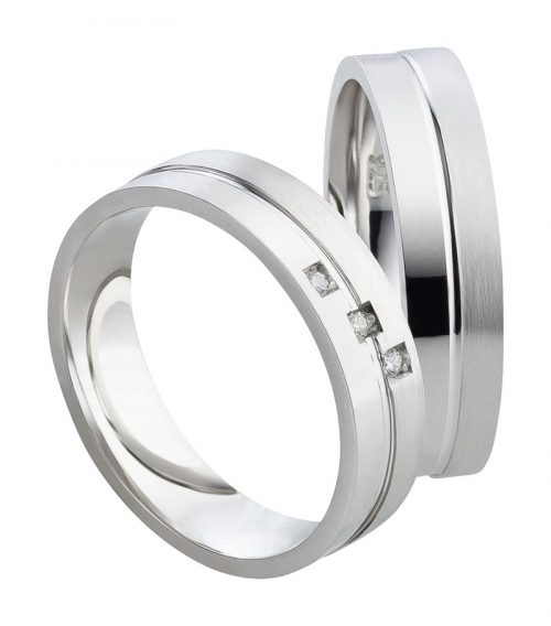 Partnerringe Silber Silberringe S1145 Partnerringe Silber Silberringe S1145