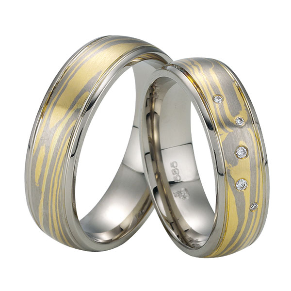 Trauringe Rauschmayer Mokume Gane 50731 Trauringe Rauschmayer Mokume Gane 50731