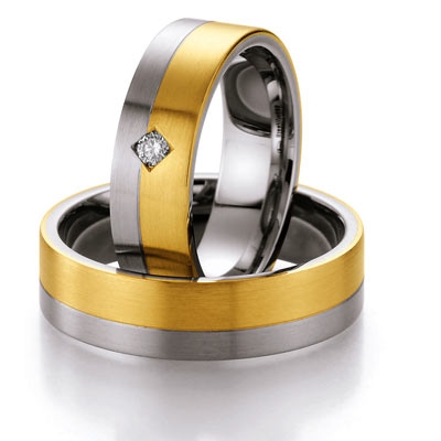Trauringe Edelstahl Gold Nowotny Ruesch ST505B Trauringe Edelstahl Gold Nowotny Ruesch ST505B